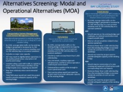 Alternatives Screening: Modal and Operational Alternatives (MOA): 1 of 2